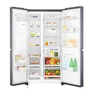 LG F | Hrubý objem 668 l | 376 kWh/rok | LG Lineárny invertorový kompresor | LG Total No Frost | Multi-Air Flow™ | Vonkajší LED displej | Nápojový automat | ThinQ™ + WiFi, GSL471ICEZ, thumbnail 2