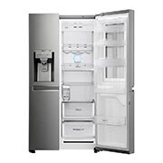 LG Americká chladnička | InstaView Door-in-Door™ | F (v rozsahu A až G) | Hrubý objem 675 l | 431 kWh/rok | LG Lineárny invertorový kompresor | LG Total No Frost | Multi-Air Flow™ | Nápojový automat | Pure N Fresh™ | ThinQ™ + WiFi, GSI961PZAZ, thumbnail 5