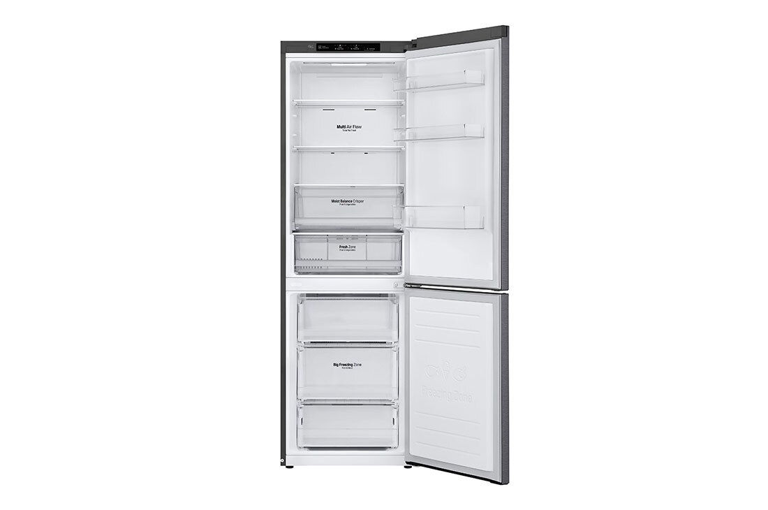 LG E | Hrubý objem 374 l | 254 kWh/rok | LG Lineárny invertorový kompresor | LG Total No Frost | DoorCooling+™ | Vnútorný LED displej | Smart Diagnosis™, GBB61DSJZN, thumbnail 6