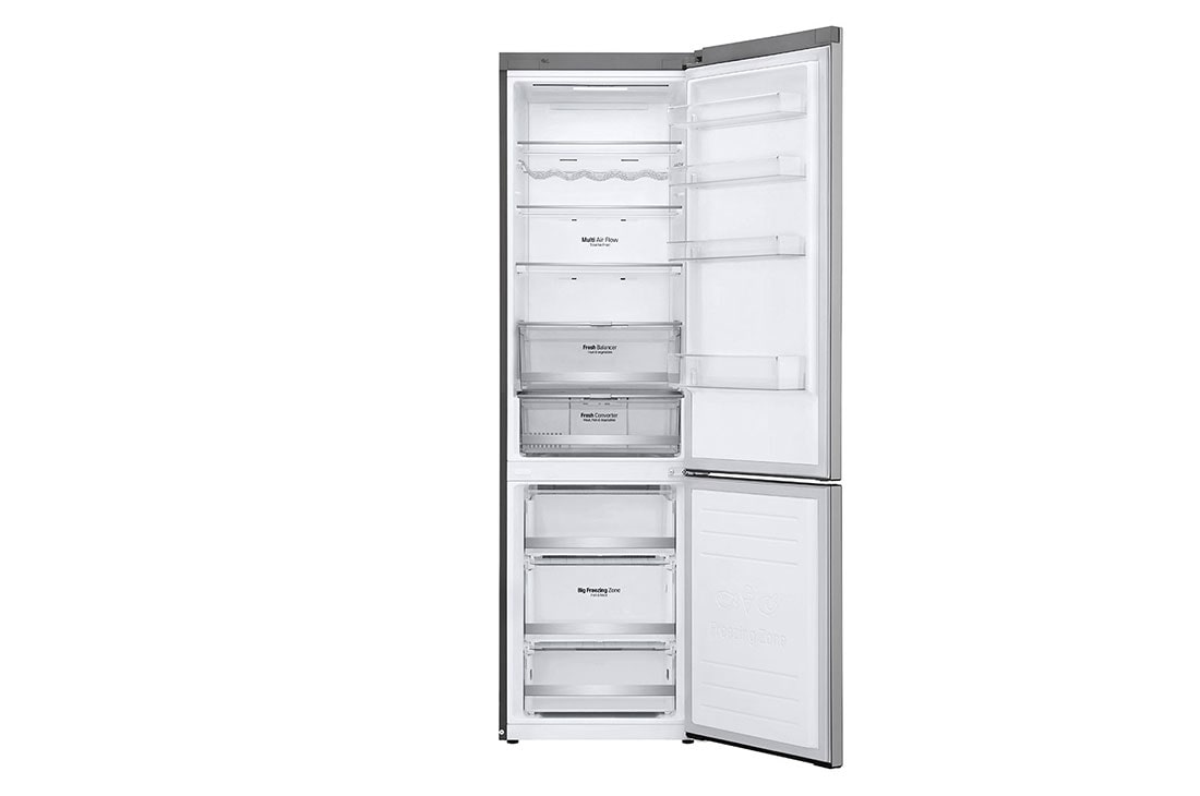 LG D | Hrubý objem 419 l | 193 kWh/rok | LG Lineárny invertorový kompresor | LG Total No Frost | DoorCooling+™ | Vonkajší LED displej | ThinQ™ + WiFi, GBB72SADFN, thumbnail 3