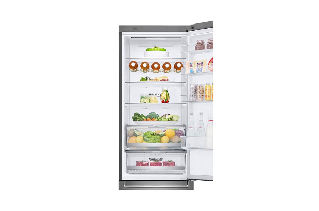 LG D | Hrubý objem 419 l | 193 kWh/rok | LG Lineárny invertorový kompresor | LG Total No Frost | DoorCooling+™ | Vonkajší LED displej | ThinQ™ + WiFi, GBB72SADFN, thumbnail 8