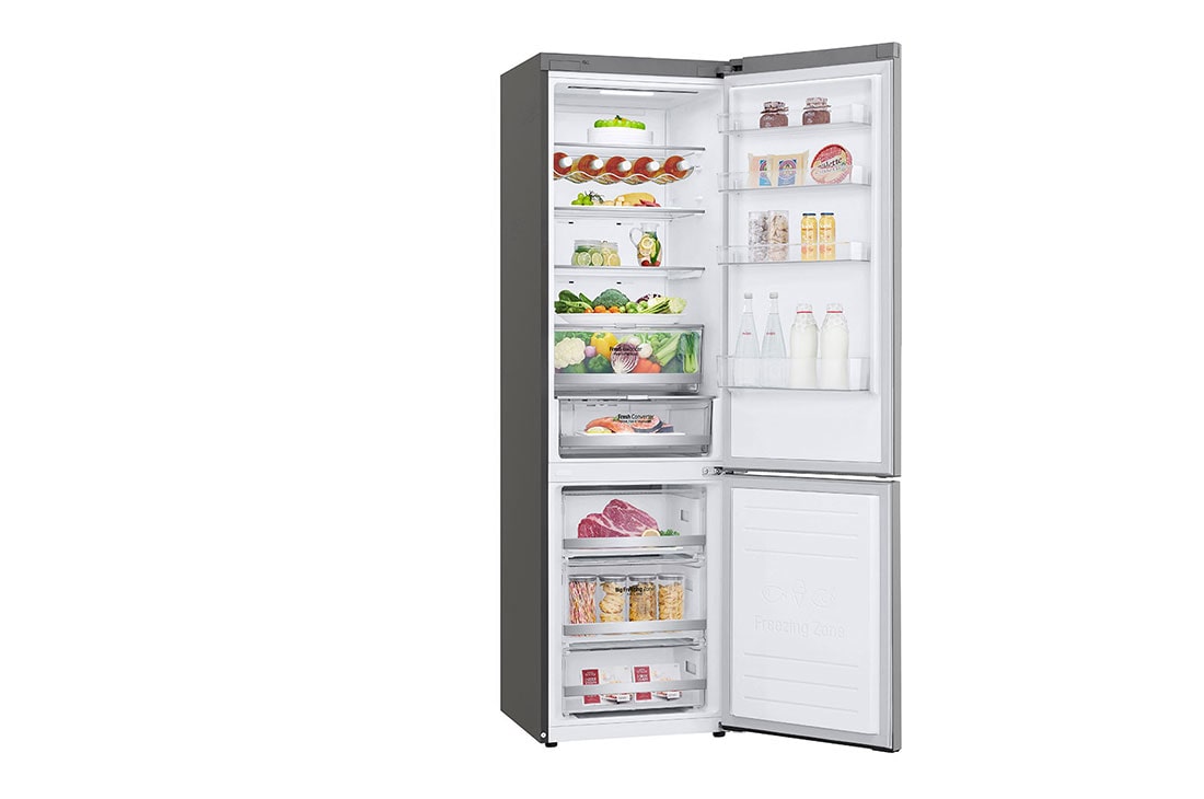 LG D | Hrubý objem 419 l | 193 kWh/rok | LG Lineárny invertorový kompresor | LG Total No Frost | DoorCooling+™ | Vonkajší LED displej | ThinQ™ + WiFi, GBB72SADFN, thumbnail 11