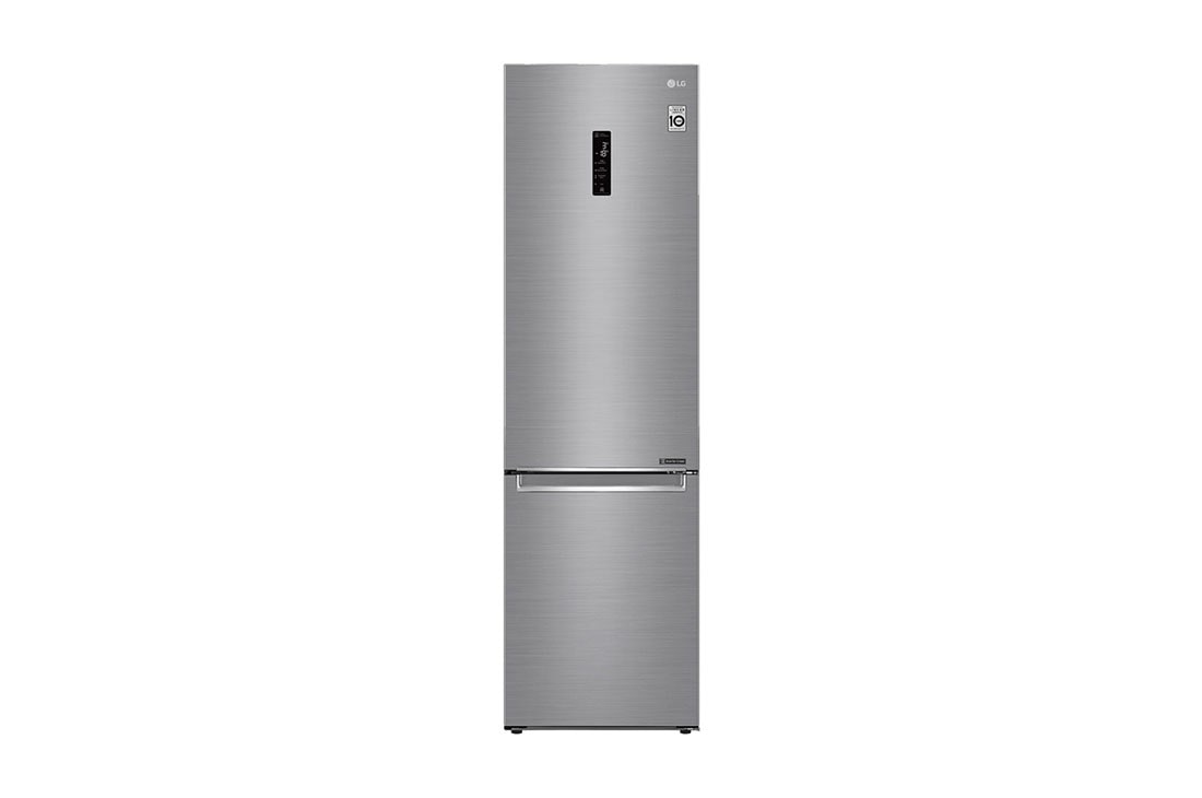 LG E | Hrubý objem 419 l | 268 kWh/rok | LG Lineárny invertorový kompresor | LG Total No Frost | DoorCooling+™ | Vonkajší LED displej | ThinQ™ + WiFi, GBB72PZDZN