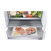 LG E | Hrubý objem 374 l | 273 kWh/rok | LG Lineárny invertorový kompresor | LG Total No Frost | DoorCooling+™ | Vnútorný LED displej | Smart Diagnosis™, GBB71SWEZN, thumbnail 5
