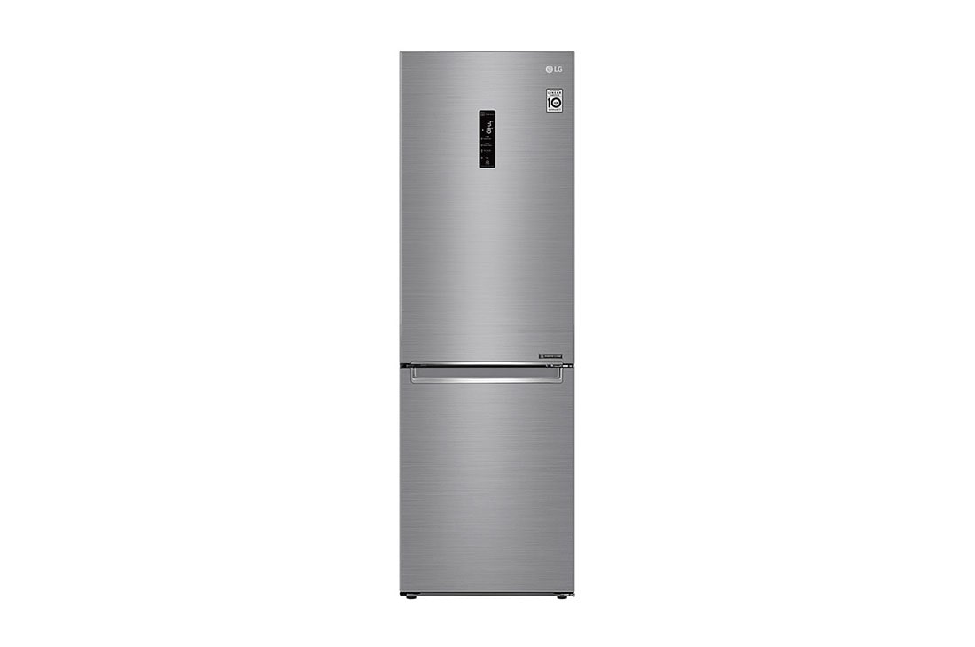 LG E | Hrubý objem 374 l | 273 kWh/rok | LG Lineárny invertorový kompresor | LG Total No Frost | DoorCooling+™ | Vonkajší LED displej | ThinQ™ + WiFi, GBB71PZDZN