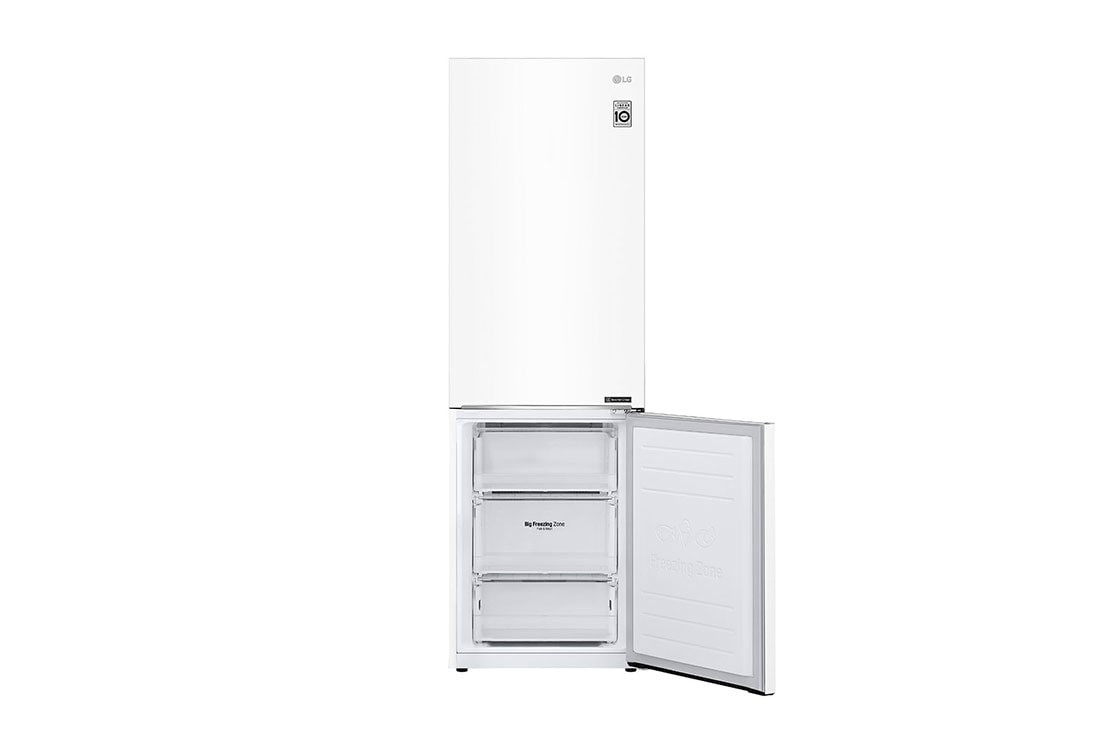 LG E | Hrubý objem 374 l | 255 kWh/rok | LG Lineárny invertorový kompresor | LG Total No Frost | DoorCooling+™ | Vnútorný LED displej | Smart Diagnosis™, GBB61SWJZN, thumbnail 11