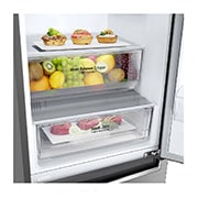 LG E | Hrubý objem 374 l | 254 kWh/rok | LG Lineárny invertorový kompresor | LG Total No Frost | DoorCooling+™ | Vnútorný LED displej | Smart Diagnosis™, GBB61PZJZN, thumbnail 3