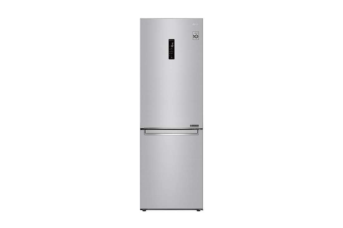 LG E | Hrubý objem 374 l | 273 kWh/rok | LG Lineárny invertorový kompresor | LG Total No Frost | DoorCooling+™ | Vonkajší LED displej | ThinQ™ + WiFi, GBB71NSDZN