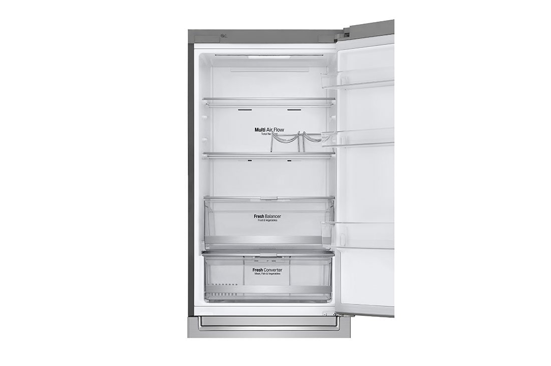 LG E | Hrubý objem 374 l | 273 kWh/rok | LG Lineárny invertorový kompresor | LG Total No Frost | DoorCooling+™ | Vonkajší LED displej | ThinQ™ + WiFi, GBB71NSDZN, thumbnail 14