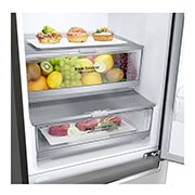 LG E | Hrubý objem 374 l | 273 kWh/rok | LG Lineárny invertorový kompresor | LG Total No Frost | DoorCooling+™ | Vonkajší LED displej | ThinQ™ + WiFi, GBB71NSDZN, thumbnail 9