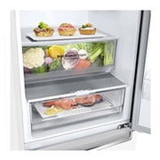 LG D | Hrubý objem 419 l | 215 kWh/rok | LG Lineárny invertorový kompresor | LG Total No Frost | DoorCooling+™ | Vnútorný LED displej | Smart Diagnosis™, GBB62SWGFN, thumbnail 6