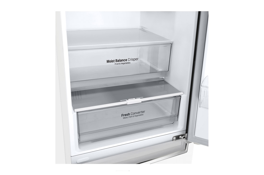 LG D | Hrubý objem 419 l | 215 kWh/rok | LG Lineárny invertorový kompresor | LG Total No Frost | DoorCooling+™ | Vnútorný LED displej | Smart Diagnosis™, GBB62SWGFN, thumbnail 7