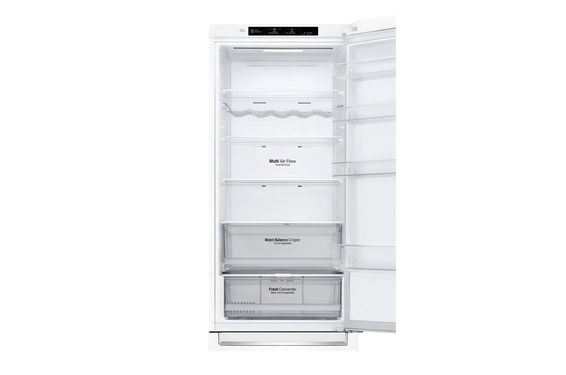 LG D | Hrubý objem 419 l | 215 kWh/rok | LG Lineárny invertorový kompresor | LG Total No Frost | DoorCooling+™ | Vnútorný LED displej | Smart Diagnosis™, GBB62SWGFN, thumbnail 10