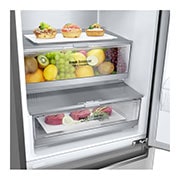 LG B| Hrubý objem 419 l | 116 kWh/rok | LG Lineárny invertorový kompresor | LG Total No Frost | DoorCooling+™ | Vnútorný LED displej | ThinQ™ + WiFi, GBB92STBKP, thumbnail 9