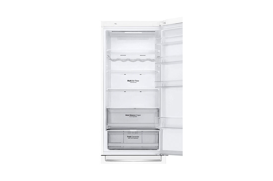 LG D | Hrubý objem 419 l | 193 kWh/rok | LG Lineárny invertorový kompresor | LG Total No Frost | DoorCooling+™ | Vonkajší LED displej | ThinQ™ + WiFi, GBB62SWFFN, thumbnail 8