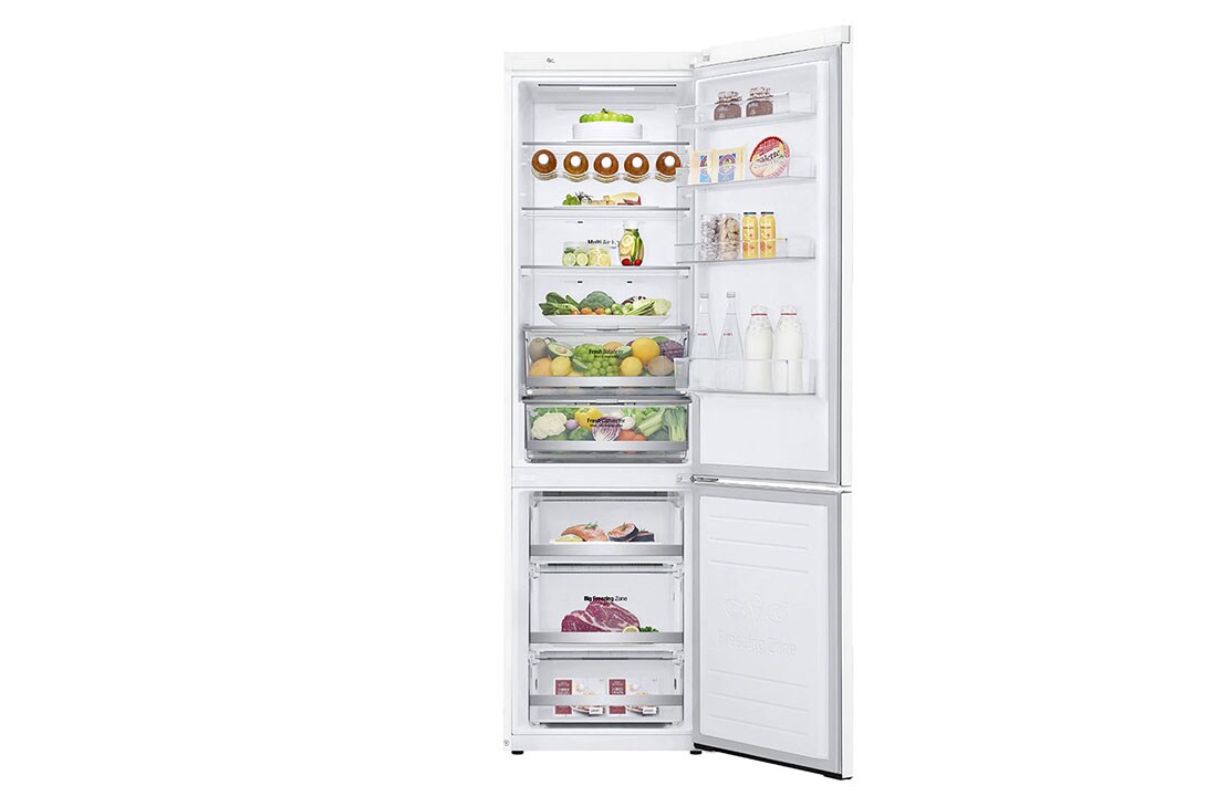 LG D | Hrubý objem 419 l | 193 kWh/rok | LG Lineárny invertorový kompresor | LG Total No Frost | DoorCooling+™ | Vonkajší LED displej | ThinQ™ + WiFi, GBB72SWDFN, thumbnail 2