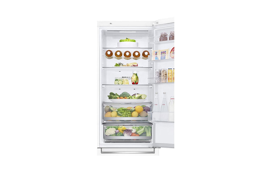 LG D | Hrubý objem 419 l | 193 kWh/rok | LG Lineárny invertorový kompresor | LG Total No Frost | DoorCooling+™ | Vonkajší LED displej | ThinQ™ + WiFi, GBB72SWDFN, thumbnail 8