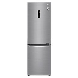 E | Hrubý objem 374 l | 254 kWh/rok | LG Lineárny invertorový kompresor | LG Total No Frost | DoorCooling+™ | Vonkajší LED displej | ThinQ™ + WiFi2