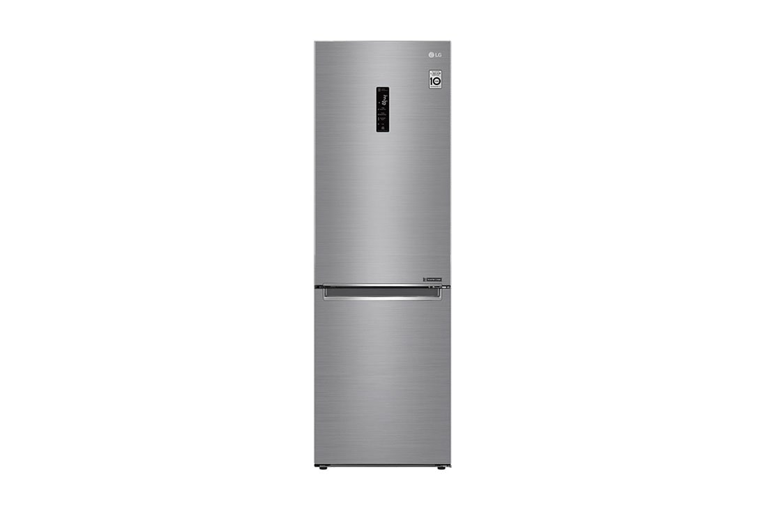 LG E | Hrubý objem 374 l | 254 kWh/rok | LG Lineárny invertorový kompresor | LG Total No Frost | DoorCooling+™ | Vonkajší LED displej | ThinQ™ + WiFi, GBB61PZHZN