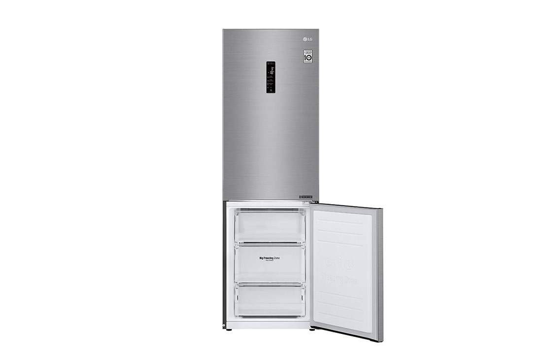 LG E | Hrubý objem 374 l | 254 kWh/rok | LG Lineárny invertorový kompresor | LG Total No Frost | DoorCooling+™ | Vonkajší LED displej | ThinQ™ + WiFi, GBB61PZHZN, thumbnail 11