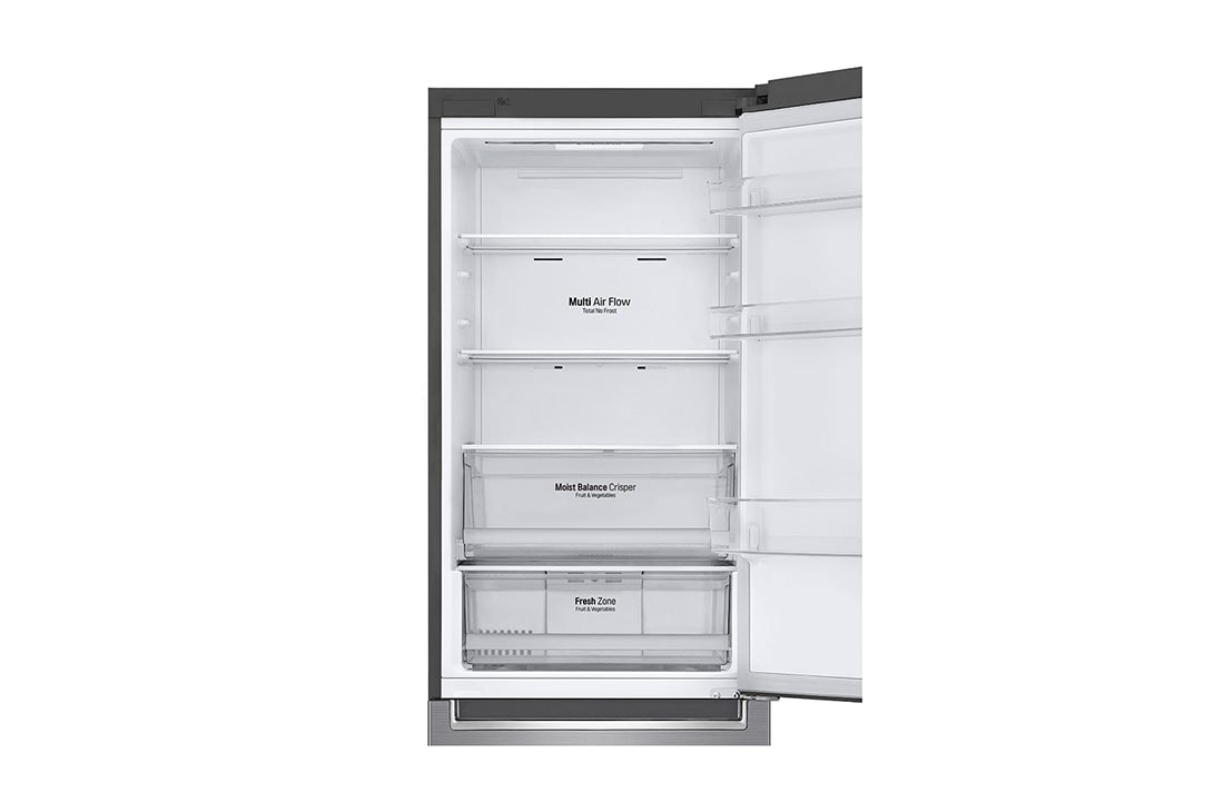 LG E | Hrubý objem 374 l | 254 kWh/rok | LG Lineárny invertorový kompresor | LG Total No Frost | DoorCooling+™ | Vonkajší LED displej | ThinQ™ + WiFi, GBB61PZHZN, thumbnail 14