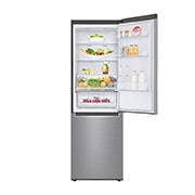 LG E | Hrubý objem 374 l | 254 kWh/rok | LG Lineárny invertorový kompresor | LG Total No Frost | DoorCooling+™ | Vonkajší LED displej | ThinQ™ + WiFi, GBB61PZHZN, thumbnail 4