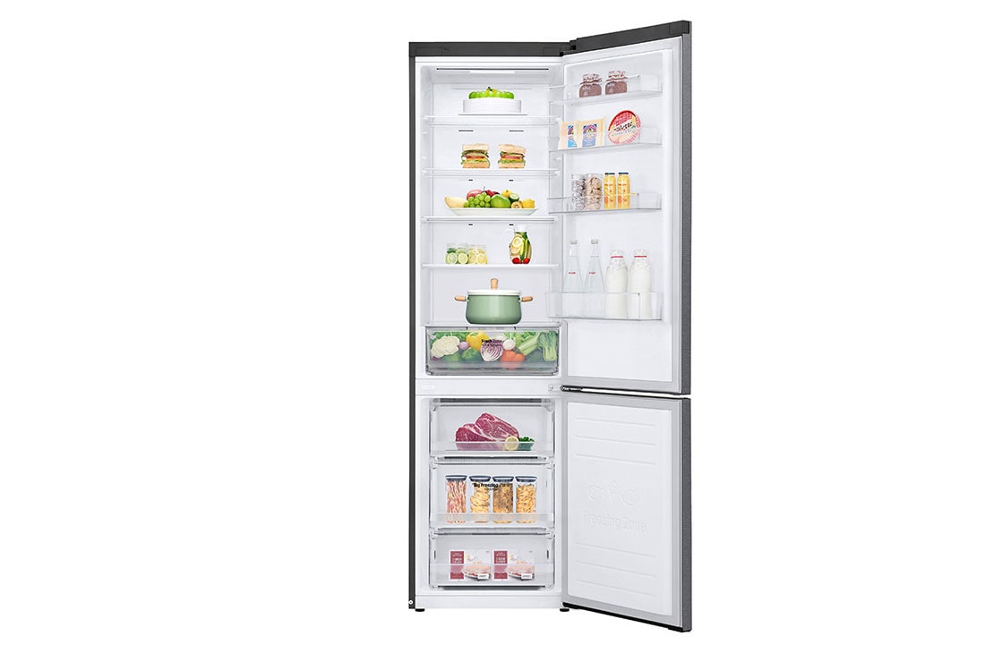 LG E | Hrubý objem 418 l | 268 kWh/rok | LG Smart invertorový kompresor | LG Total No Frost | DoorCooling+™ | Vonkajší LED displej | Smart Diagnosis™, GBP32DSKZN, thumbnail 2