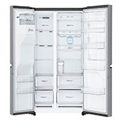 LG Americká chladnička | Door-in-Door™ | F | Hrubý objem 675 l | 376 kWh/rok | LG Lineárny invertorový kompresor | LG Total No Frost | Multi-Air Flow™ | Vonkajší LED displej | Nápojový automat | Pure N Fresh™ | ThinQ™ + WiFi, GSJ960PZVZ, thumbnail 4
