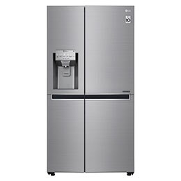 F | Hrubý objem 675 l | 376 kWh/rok | LG Lineárny invertorový kompresor | LG Total No Frost  | Multi-Air Flow™ | Vonkajší LED displej | Nápojový automat | Pure N Fresh™ | ThinQ™ + WiFi2