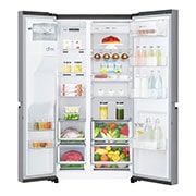 LG F | Hrubý objem 675 l | 376 kWh/rok | LG Lineárny invertorový kompresor | LG Total No Frost  | Multi-Air Flow™ | Vonkajší LED displej | Nápojový automat | Pure N Fresh™ | ThinQ™ + WiFi, GSL960PZVZ, thumbnail 2