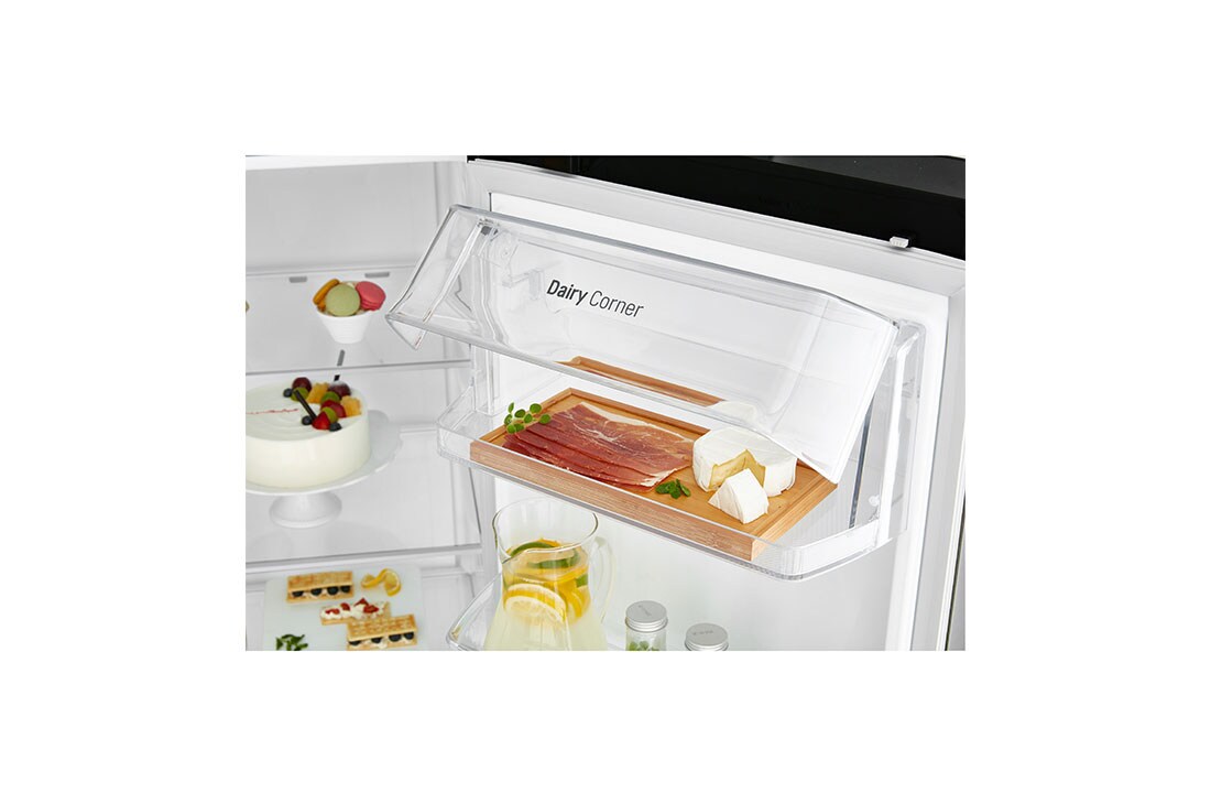 LG Americká chladnička |&nbsp;Door-in-Door™ | F (v rozsahu A až G) | Hrubý objem 668 l | 431 kWh/rok | LG Lineárny invertorový kompresor | LG Total No Frost | Multi-Air Flow™ | Vonkajší LED displej | Nápojový automat , GSL761MCZZ, thumbnail 10