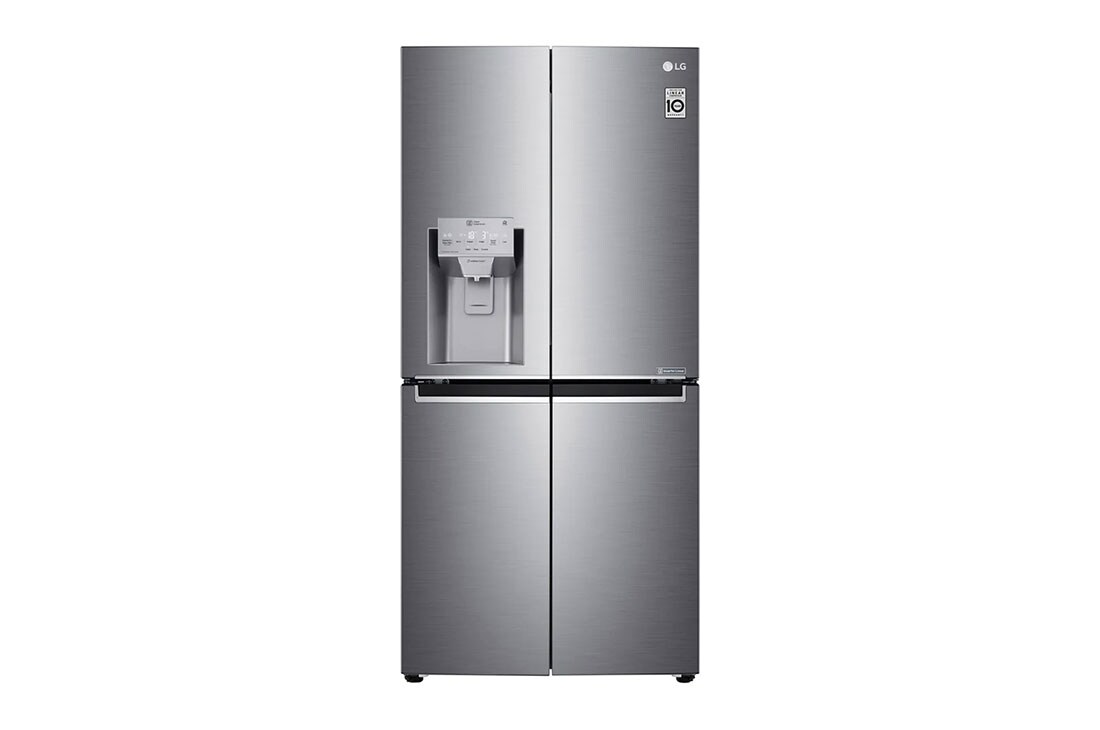 LG Americká chladnička | E (v rozsahu A až G) | Hrubý objem 570 l | 314 kWh/rok | LG Lineárny invertorový kompresor | LG Total No Frost | Moist Balance Crisper™ | DoorCooling+™ | Pure N Fresh™ | Nápojový automat | ThinQ™ + WiFi, GML844PZKZ