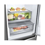 LG Kombinovaná chladnička | C (v rozsahu A až G) | Hrubý objem 419 l | 172 kWh/rok | LG Lineárny kompresor | Multi Air Flow | Smart Diagnosis™ | Door cooling, GBB72SAVCN, GBB72SAVCN, thumbnail 3