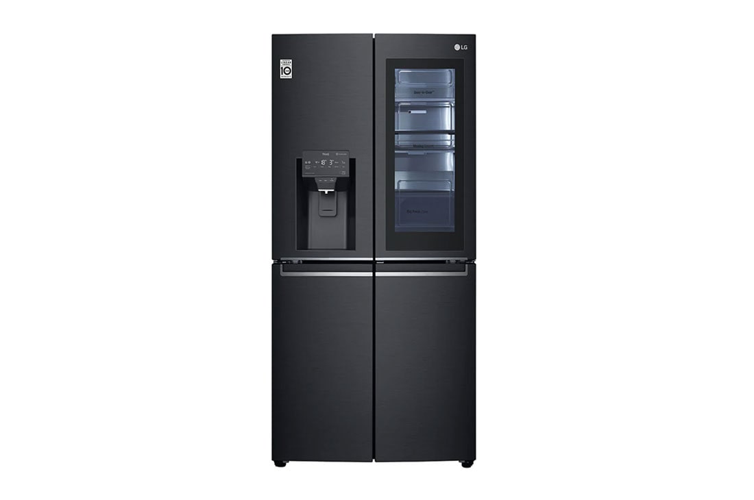 LG Americká chladnička | F (v rozsahu A až G) | Hrubý objem 705 l | 450 kWh/rok | LG Lineárny kompresor | Multi Air Flow | Pure N Fresh | InstaView Door-in-Door | LG ThinQ™+WiFi | Door cooling, GMX945MC9F, GMX945MC9F