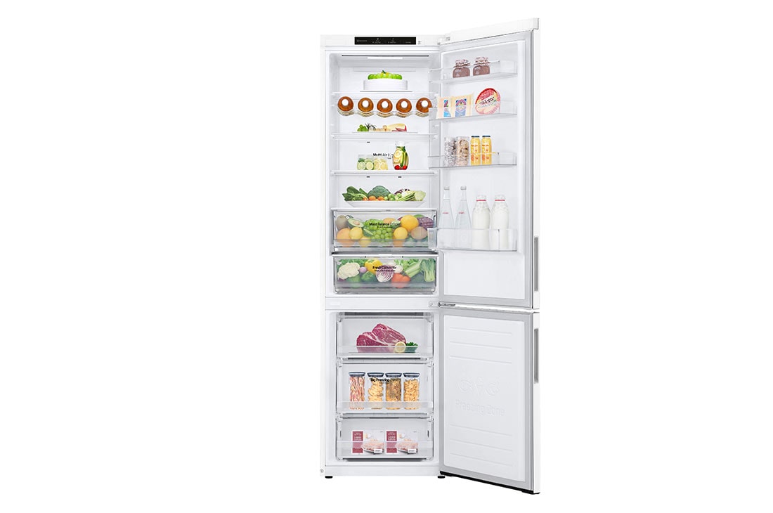 LG Kombinovaná chladnička LG | C | 384 l | Smart Invertorový kompresor | DoorCooling+™, GBB62SWGCC1, GBB62SWGCC1, thumbnail 2