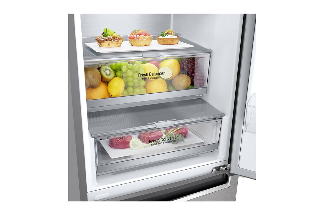 LG Kombinovaná chladnička | B | 387l |  | Lineárny kompresor | Door cooling , GBB72MBUBN, GBB72MBUBN, thumbnail 5