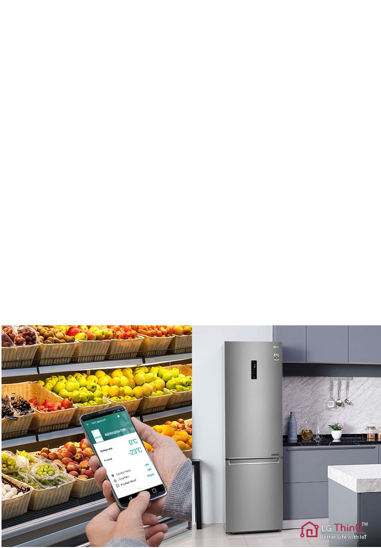 Ovládajte chladničku na diaľku