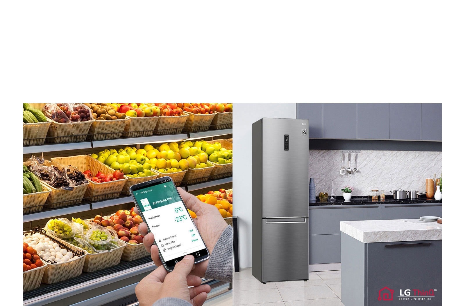 Ovládajte chladničku na diaľku