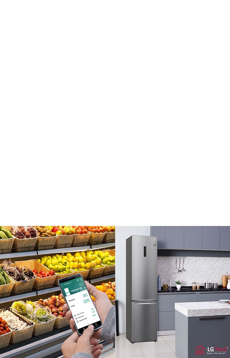 Ovládajte chladničku na diaľku