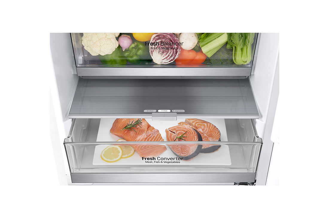 LG Kombinovaná chladnička LG | C | 384 l | Smart Invertorový kompresor | DoorCooling+™, GBB72SWUCN1, GBB72SWUCN1, thumbnail 5