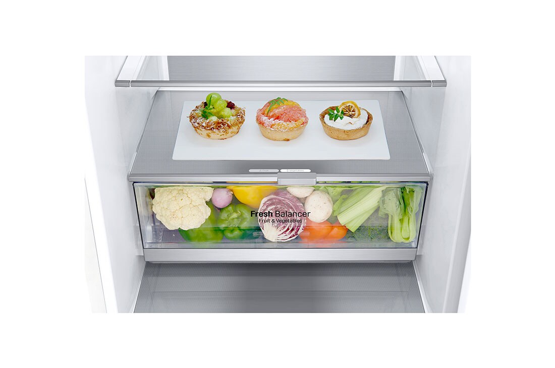 LG Kombinovaná chladnička LG | C | 384 l | Smart Invertorový kompresor | DoorCooling+™, GBB72SWUCN1, GBB72SWUCN1, thumbnail 7