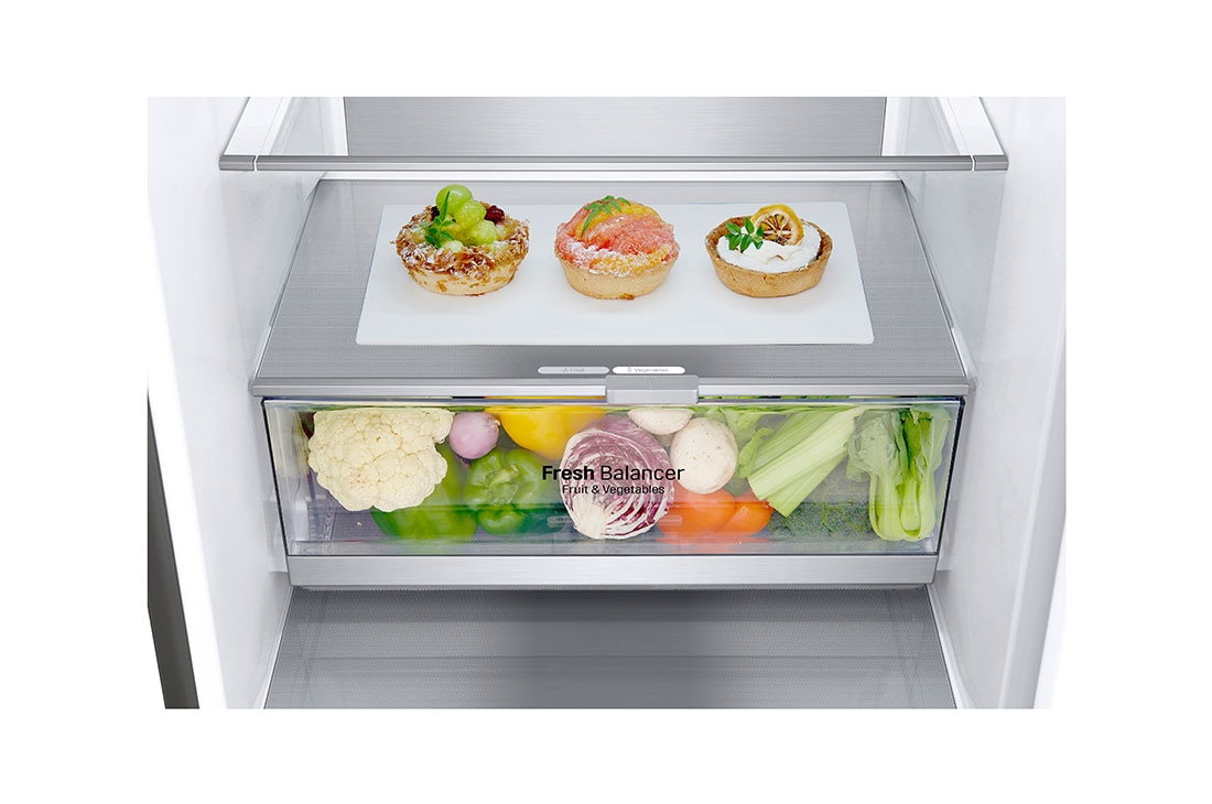 LG Kombinovaná chladnička LG | C | 384 l | Smart Invertorový kompresor | DoorCooling+™, lg-frigorifero-GBB72PZVCN1, GBB72PZVCN1, thumbnail 7