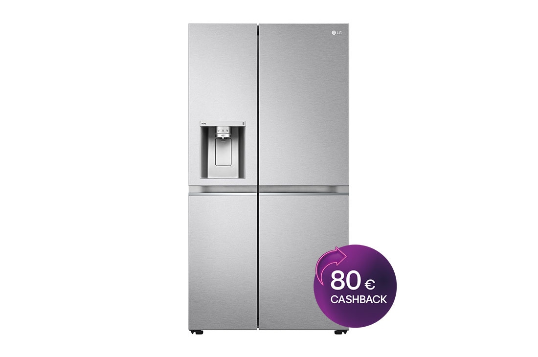 LG Americká chladnička | C | 635 l |  | Lineárny kompresor | Door cooling , pohľad spredu, GSLV91MBAC