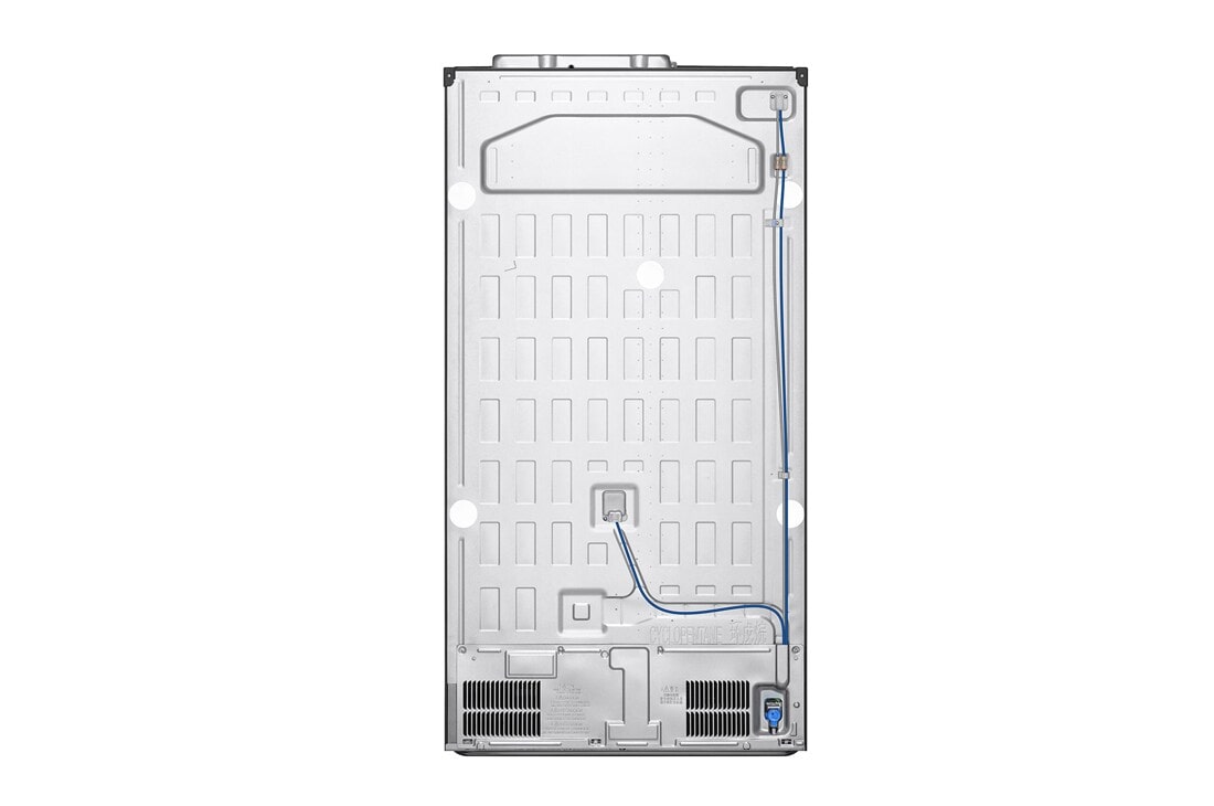 LG Americká chladnička | C | 635 l |  | Lineárny kompresor | Door cooling , pohľad zozadu, GSLV91MBAC, thumbnail 15
