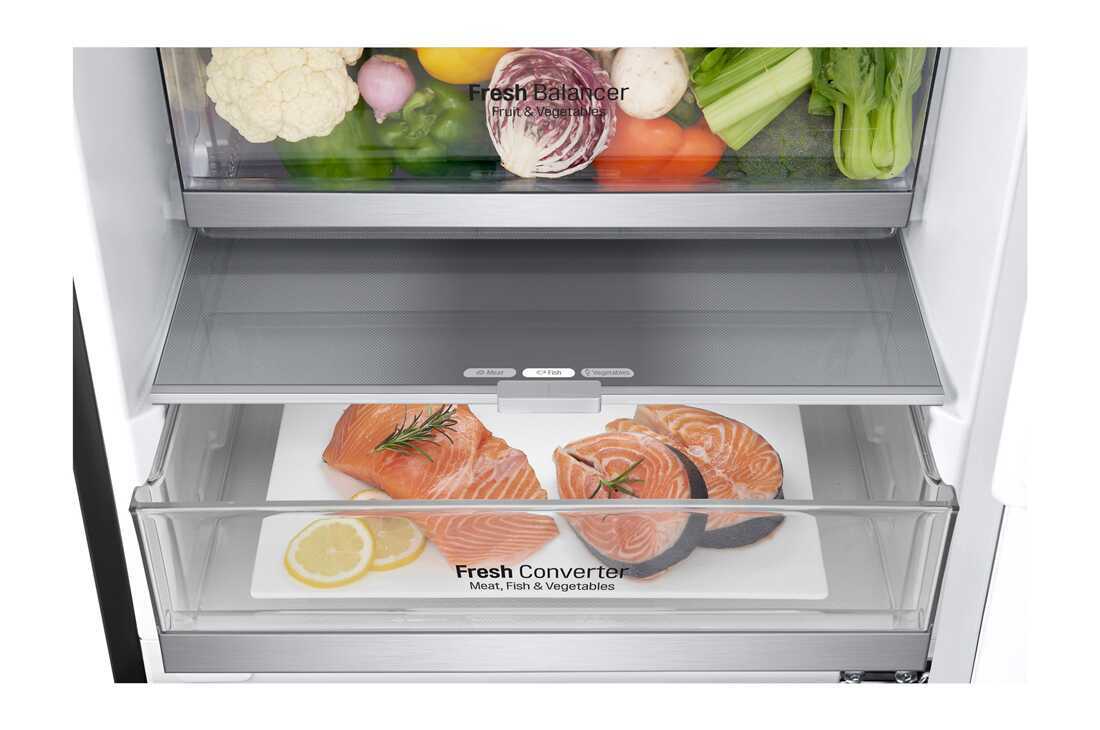 LG Kombinovaná chladnička | A | 384 l |  | Lineárny kompresor | Door cooling , GBB92MCB2P, GBB92MCB2P, thumbnail 5
