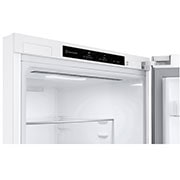 LG Kombinovaná chladnička LG | C | 344 l | Smart Invertorový kompresor | DoorCooling+™, pohľad spredu po otvorení, GBV31E0CSW, thumbnail 8