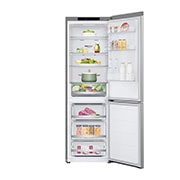 LG Kombinovaná chladnička LG | C | 344 l | Smart Invertorový kompresor | DoorCooling+™, pohľad spredu na potraviny po otvorení, GBV31E0CPY, thumbnail 3