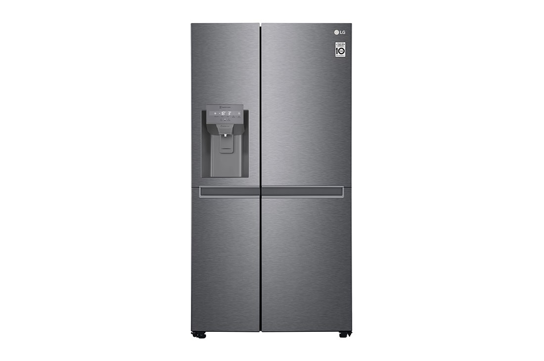 LG Americká chladnička | E | 428 l |  | Lineárny kompresor | Door cooling , Front, GSLV31DSXE