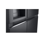 LG Americká chladnička | C | 635 l |  | Lineárny kompresor | Door cooling , Handle view, GSLV91MCAC, thumbnail 6