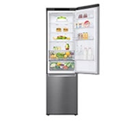 LG Kombinovaná chladnička LG | C | 384 l | Smart Invertorový kompresor | DoorCooling+™, front top door open, GBP52PZNCN1, thumbnail 2